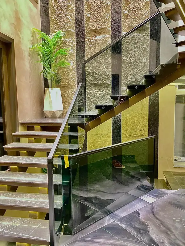 Glass Railing Stairs - Rehman Glasswork